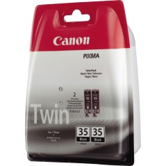 Buy Canon PGI 35 Twin Pack Black Ink Cartridge - 191 Pages, High Quality Printing, Reliable Performance